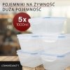 Pojemniki do przechowywania żywności 5x 1000 ml Classbach C-FHD 4007 K